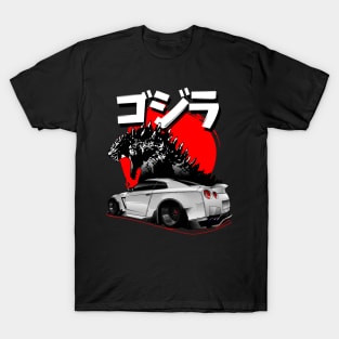 Godzilla GTR R35 Rocket Bunny T-Shirt